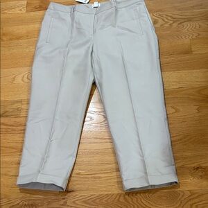 Chico’s So Slimming Serene Stretch Ankles Beige Trousers Pants Sz 3/Xl NWT